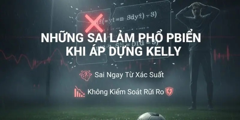 Những sai lầm phổ biến khiến người chơi “áp Kelly” nhưng vẫn thua dài hạn